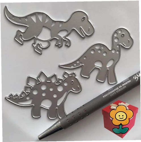 Dinosaurier prägeschablonen - dinosaurier,