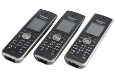 3x Panasonic KX-TPA60 SMART DECT SIP-Handset - Gebrauchsspuren (ohne Zubehör)