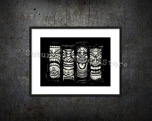 Bomonster tikis poster - tikis,