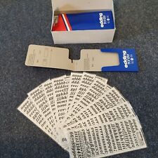 10x 10 Sets Edding Transfer Rubbelbuchstaben und Rubbelzahlen #2443