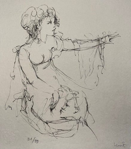 Paar signierte gravure von - signierte,