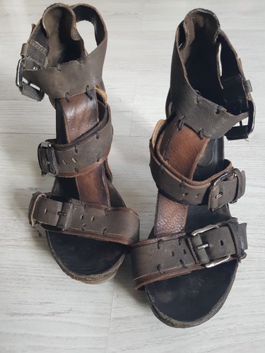 Airstep plateau sandalen leder - airstep,