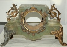 75Us)  Uhrengehäuse Marmor