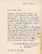 Horst Stobbe Buchhändler Antiquar München autograph Brief signiert 1927