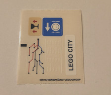 LEGO Sticker Sheet aus City