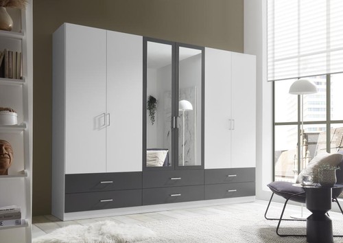 Kleiderschrank trg mit - kleiderschrank, 6-trg.