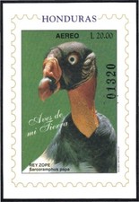 Honduras HB 54 1997 Ave Pájaro Bird Rey Zope MNH