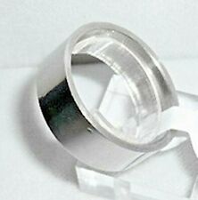 Edelstahl Partner Ring silber