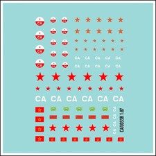 Waterslide Decal 1:87 - CA