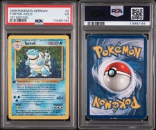 Turtok Holo 1st Edition – PSA 3 – Deutsch – Base Set 1999 – 2/102