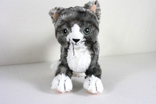 Ikea Stofftier grau milierte Katze Lilleplutt neuwertig  *