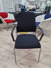 Interstuhl - Goal 450g - Konferenztstuhl / Besucherstuhl - Stoff - Schwarz M053