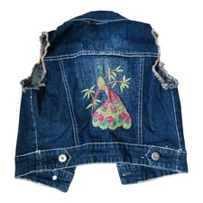 Vintage Jeansweste Kinder Gr