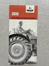 Original Prospekt John Deere Lanz 300 Traktor Schlepper Faltprospekt Schlüter