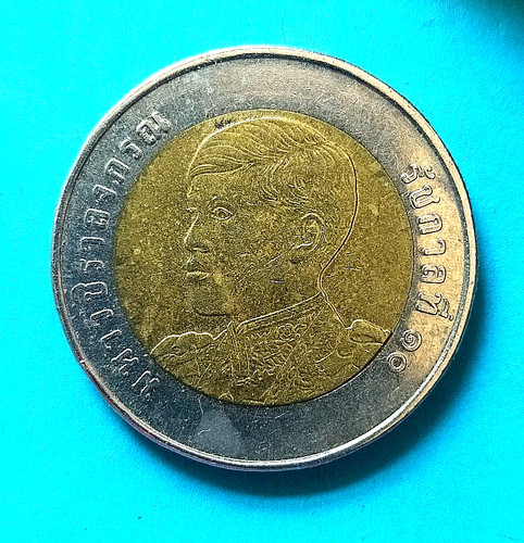 Baht münze thailand - 10,