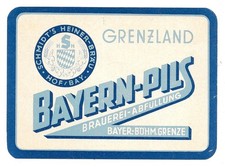 altes Bieretikett Brauerei