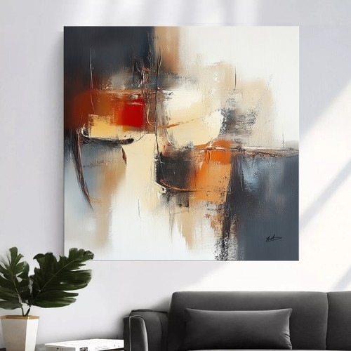 Leinwand bild abstrakt - leinwand, bunt
