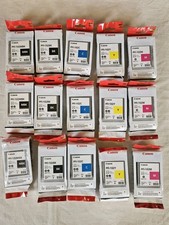 Canon PFI-102 15 Patronen Schwarz Cyan Magenta Yellow