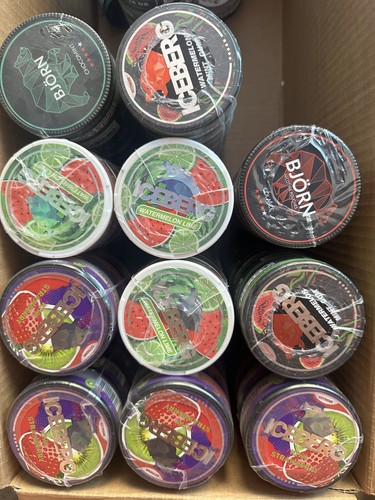 10x snus sammlerdosen pouches - 10x,
