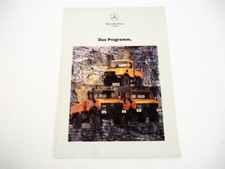 Mercedes Benz U90 bis U2400 Unimog Gesamtprogramm Prospekt 1994