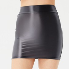 Glänzender Kurzer Damenrock