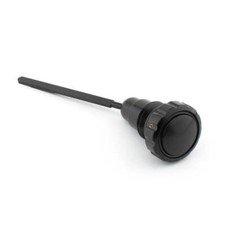 Ölmessstab Schwarz Aluminum