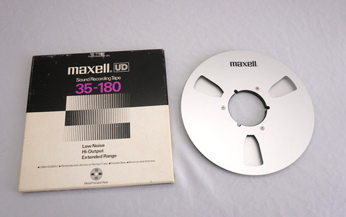 Maxell metal reel spule silber - maxell,