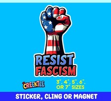 Resist Fascism Bumper Sticker