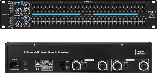 Band stereo equalizer - equalizer,, dual