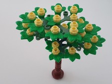 1 Lego Baum mit hellgelbe Blüten grüne Blätter  NEU 24866 2417 2423 32607