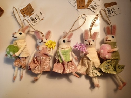 Set oster deko - deko, hasen