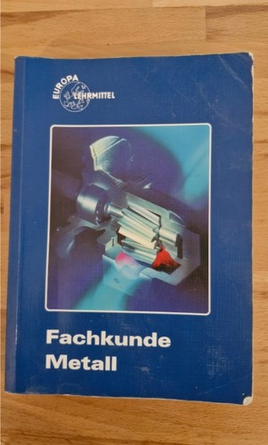 Fachkunde metall auflage - 53.,
