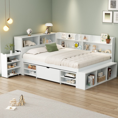 Kinderbett 140x200 mit - kinderbett,