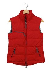 WITTY KNITTERS Steppweste Damen Weste Gr. DE 34 rot Casual-Look