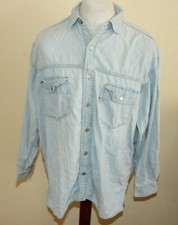 Levi's Jeans RED TAB WESTERN HERREN Hemd Gr. L 60464 05  0496 ,  Vintage Denim