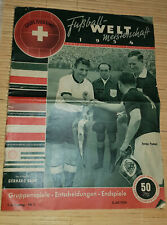 Gerhard Bahr Fußball-Weltmeisterschaft 5.Juli 1954 coupe jules rimet  Endspiele