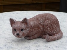 Steinfigur Gartenfigur Katze
