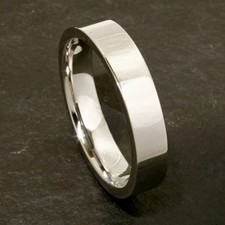 Edelstahl Ring Bandring schmal