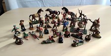 WILD WEST-Konvolut  DDR Masse - Indianer, Cowboys usw. - ca. 7 cm Figuren