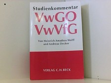 Verwaltungsgerichtsordnung / Verwaltungsverfahrensgesetz: - Studienkommentar - W