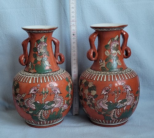 Chinesischer rote glasur - rote,