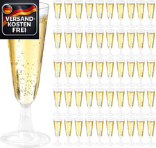 Plastik Sektgläser 160ml