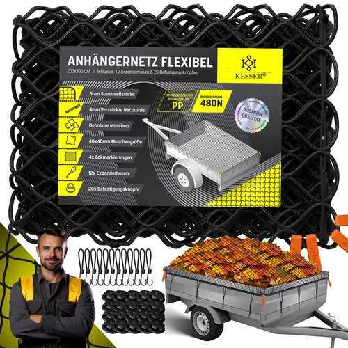 Kesser anhängernetz 2x3m - kesser®,