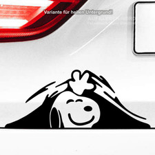 Snoopy Aufkleber gucken 30cm