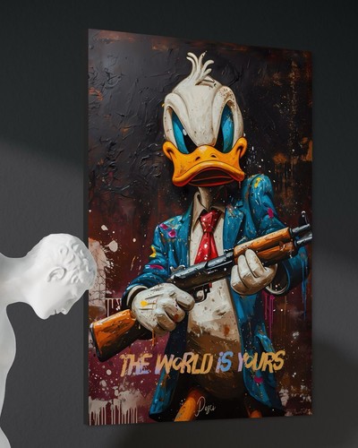 Donald duck leinwandbild - duck,