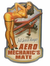 Blechschild "Aero Mechanics"