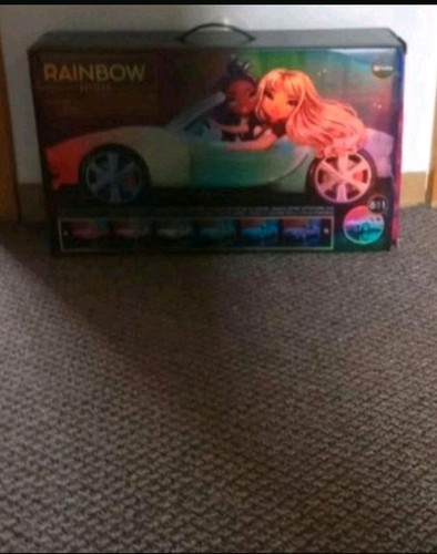 Rainbow puppen auto - rainbow,