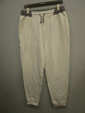 Brunello Cucinelli Jogginghose Jog Pants Taschen weiß Gr.L (J22-05)