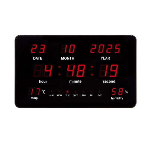 Perel digitale led wanduhr - perel,