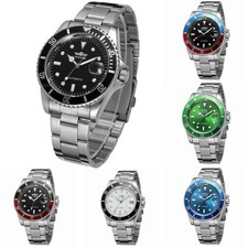 Herren Edelstahl Automatikuhr